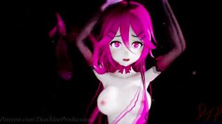 MMD R18 Nude Pink Yamakaze Shake it 105