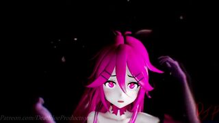 MMD R18 Nude Pink Yamakaze Shake it 105