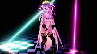 【MMD R-18 SEX DANCE】WIGGLE WIGGLE FATE BB (Byibyi) SWEET HOT CLUB BAR NAUGHTY セクシーな熱いお尻 [MMD]