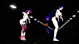 Mmd Fate Grand Order Minamoto no Raikou Shuten Douji 3d Hentai Shuten to Raikou Yukemuri Daisakusen