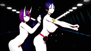 Mmd Fate Grand Order Minamoto no Raikou Shuten Douji 3d Hentai Shuten to Raikou Yukemuri Daisakusen