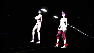 Mmd Fate Grand Order Minamoto no Raikou Shuten Douji 3d Hentai Shuten to Raikou Yukemuri Daisakusen