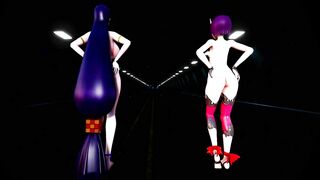 Mmd Fate Grand Order Minamoto no Raikou Shuten Douji 3d Hentai Shuten to Raikou Yukemuri Daisakusen