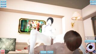 [3d Porn] Fucking a WII Fit Trainer (Big Boobs)