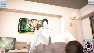 [3d Porn] Fucking a WII Fit Trainer (Big Boobs)