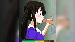 Glory Hole Hentai RPG BY Kajio Part 1 - Sucking some Dicks for Money