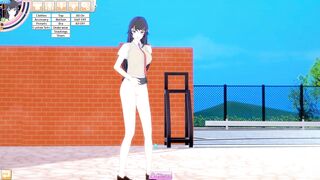 Bunny Girl Senpai Masturbating outside School