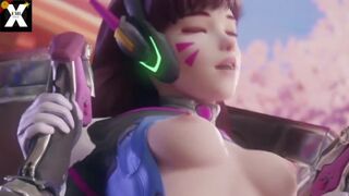 [RFF#109] DVA RUBBING a COCK BETWEEN HER LEGS