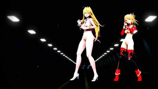 Mmd R18 Murasaki Shikibu Moon Cell Rider so Sexy and Hot