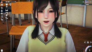 JK School uniforms　H　Face-to-face Position　　honey Select2　japanese