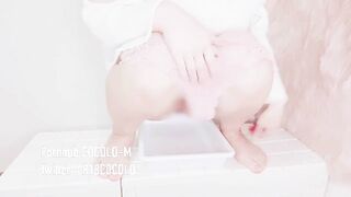 【大量放出！】WC風景を前から眺める動画♡pee Sound