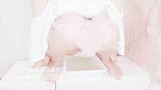 【大量放出！】WC風景を前から眺める動画♡pee Sound