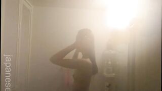 Japanese Girl taking a Shower