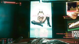 Erotic Posters and Photos in the Game. Street of Prostitutes | Cyberpunk 77